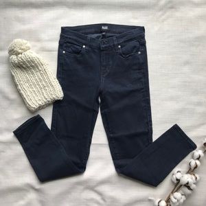 PAIGE Verdugo Crop Ultra Skinny Jeans Dark Wash